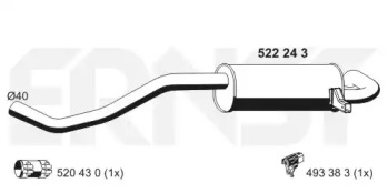 Амортизатор ERNST 522243