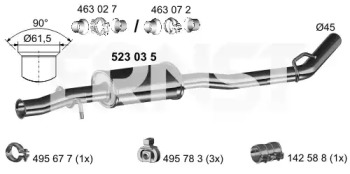 Амортизатор ERNST 523035