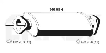 Амортизатор ERNST 540094