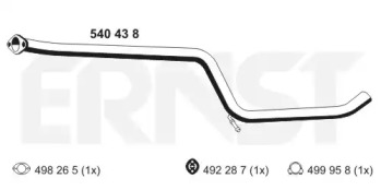 Трубка ERNST 540438
