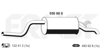 Амортизатор ERNST 550000