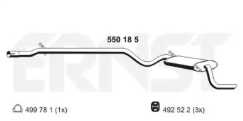 Амортизатор ERNST 550185