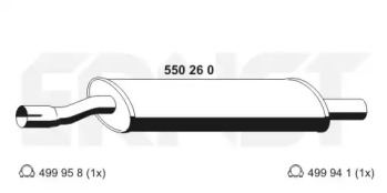 Амортизатор ERNST 550260