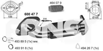 Трубка ERNST 600477