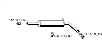 Амортизатор ERNST 645003