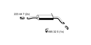 Амортизатор ERNST 645096