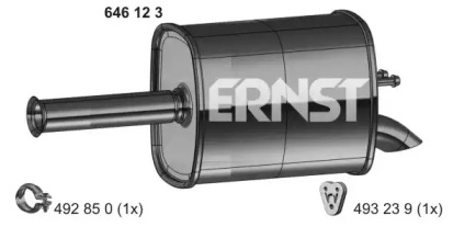 Амортизатор ERNST 646123