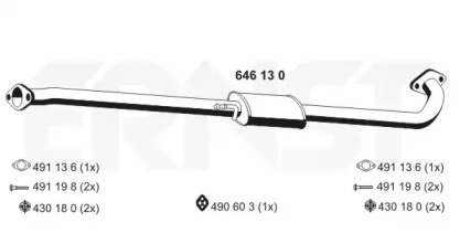 Амортизатор ERNST 646130