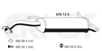 Амортизатор ERNST 670135