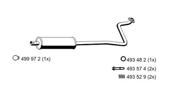 Амортизатор ERNST 686006