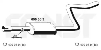 Амортизатор ERNST 690003