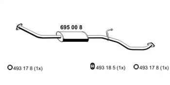 Амортизатор ERNST 695008