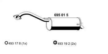 Амортизатор ERNST 695015