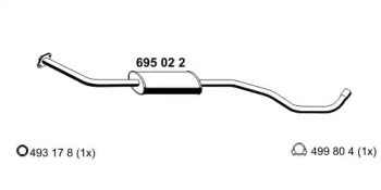 Амортизатор ERNST 695022