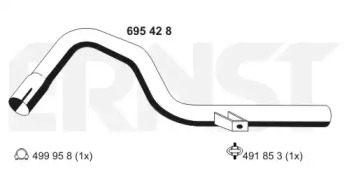 Трубка ERNST 695428