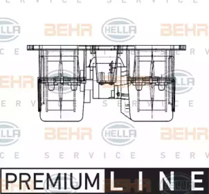 вентилятор HELLA 8EW 009 157-531