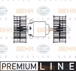 вентилятор HELLA 8EW 009 160-641