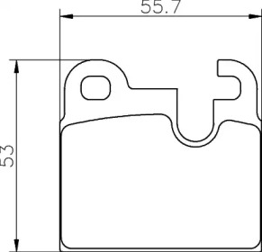 Комплект тормозных колодок HELLA 8DB 355 017-511