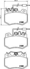 Комплект тормозных колодок HELLA 8DB 355 015-591