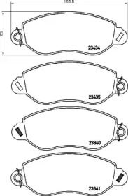 Комплект тормозных колодок HELLA 8DB 355 019-451