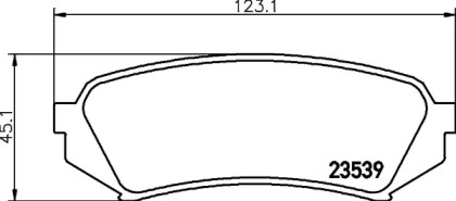 Комплект тормозных колодок HELLA 8DB 355 024-091