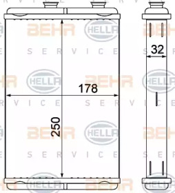 Теплообменник HELLA 8FH 351 000-581