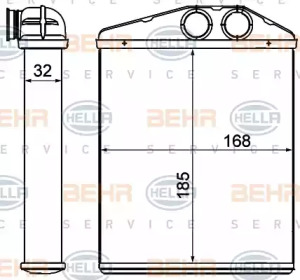 Теплообменник HELLA 8FH 351 000-611