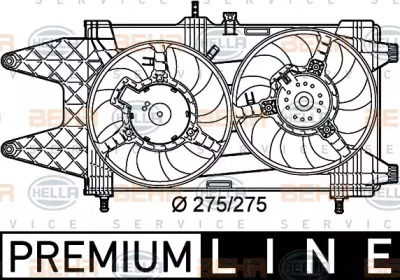 Вентилятор HELLA 8EW 351 039-441