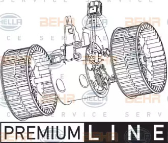 вентилятор HELLA 8EW 351 040-651