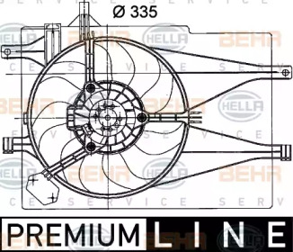 Вентилятор HELLA 8EW 351 041-041