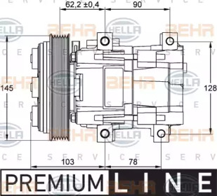 Компрессор HELLA 8FK 351 113-101