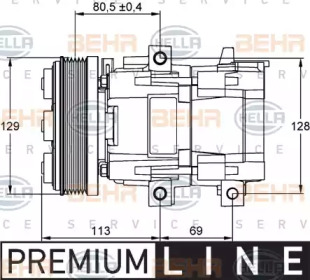 Компрессор HELLA 8FK 351 113-241