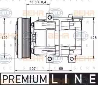 Компрессор HELLA 8FK 351 113-381