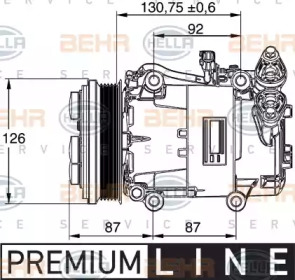 Компрессор HELLA 8FK 351 113-451