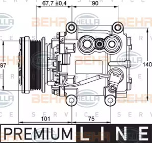 Компрессор HELLA 8FK 351 134-221