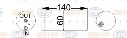 Осушитель HELLA 8FT 351 192-714