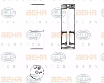 Осушитель HELLA 8FT 351 196-581