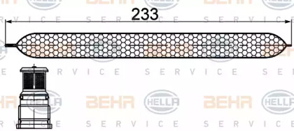 Осушитель, кондиционер HELLA 8FT 351 200-251