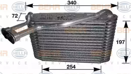 Испаритель HELLA 8FV 351 210-201