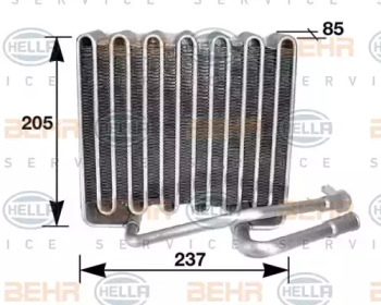 Испаритель HELLA 8FV 351 210-411