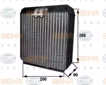 Испаритель HELLA 8FV 351 211-161