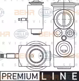 Клапан HELLA 8UW 351 234-401