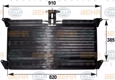 Конденсатор, кондиционер HELLA 8FC 351 300-181