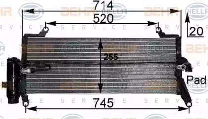 Конденсатор HELLA 8FC 351 300-451