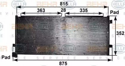 Конденсатор HELLA 8FC 351 300-571