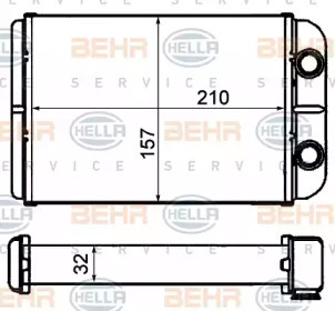 Теплообменник HELLA 8FH 351 308-231