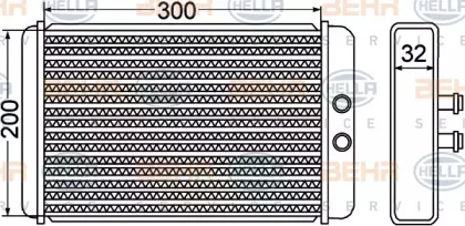 Теплообменник HELLA 8FH 351 308-261