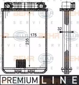 Теплообменник HELLA 8FH 351 311-181