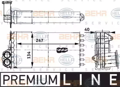 Теплообменник HELLA 8FH 351 311-341