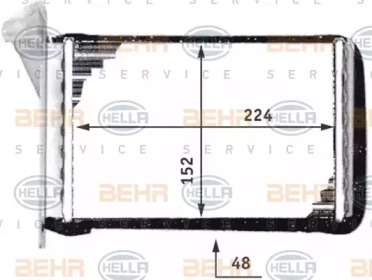 Теплообменник HELLA 8FH 351 311-441